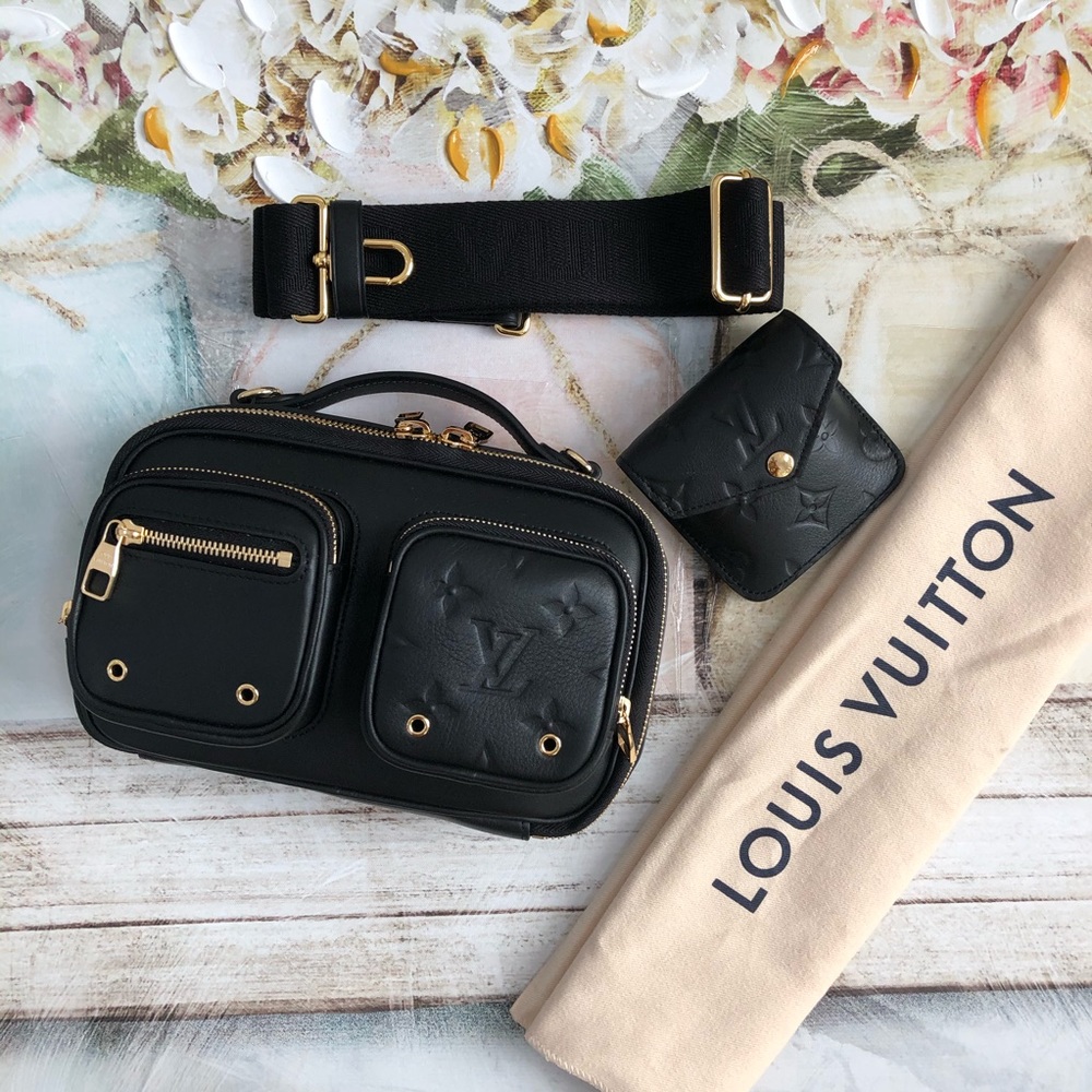 Brand new Louis Vuitton utility Empreinte noir bag